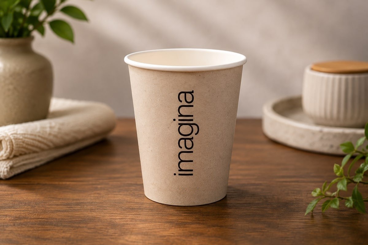 Imagina: vasos con su logo, hechos por Corporación Visionaria